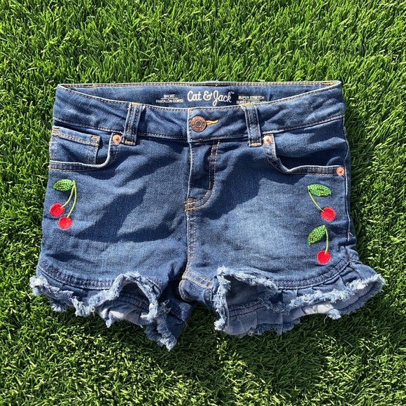 Cat & Jack Girl’s Jean Short // Size M 7-8 - Picture 1 of 9